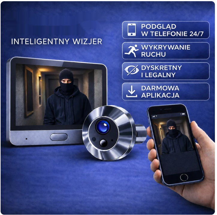 SmartView inteligentny wizjer z ekranem i podglądem w telefonie